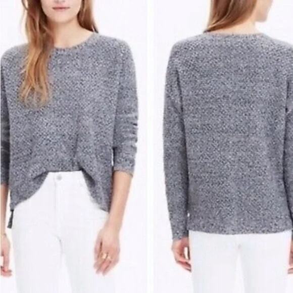 MADEWELL | Landmark Gray Side Zip Sweater | Size S - Picture 1 of 5